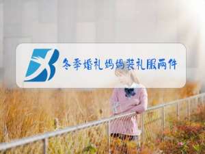 冬季婚礼妈妈装礼服两件套