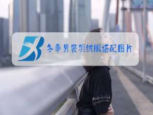 冬季男装羽绒服搭配图片