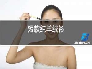 短款纯羊绒衫