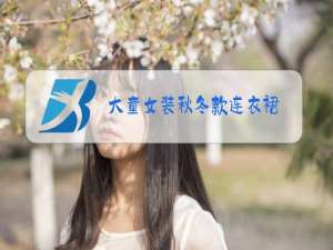 大童女装秋冬款连衣裙