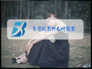 冬装风衣什么时候买
