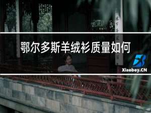 鄂尔多斯羊绒衫质量如何