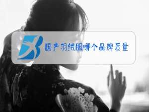 国产羽绒服哪个品牌质量好
