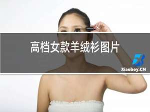 高档女款羊绒衫图片