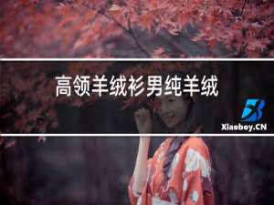 高领羊绒衫男纯羊绒