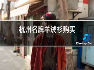 杭州名牌羊绒衫购买