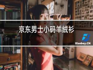 京东男士小码羊绒衫