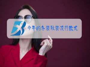 今年的冬装秋装流行款式是什么