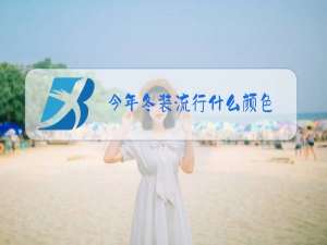 今年冬装流行什么颜色