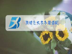 焦糖色大衣冬装搭配