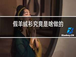 假羊绒衫究竟是啥做的