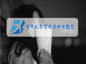 老年人冬装棉衣中长款无帽的