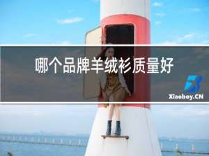 哪个品牌羊绒衫质量好