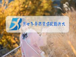 男士冬季西装搭配图片大全