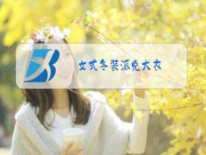 女式冬装派克大衣