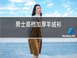 男士高档加厚羊绒衫