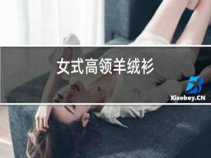 女士高领羊绒衫