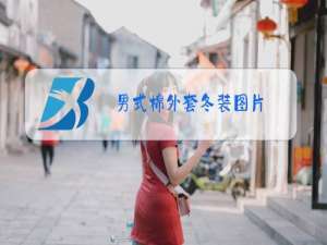 男式棉外套冬装图片