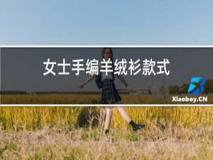 男士手编羊绒衫款式