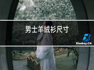男士羊绒衫尺寸