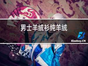 男士羊绒衫纯羊绒