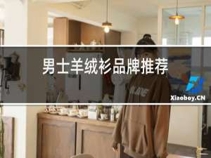 男士羊绒衫品牌推荐