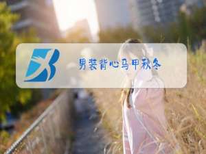 男装背心马甲秋冬