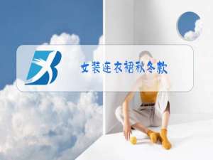 女装连衣裙秋冬款