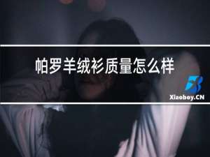 帕罗羊绒衫质量怎么样