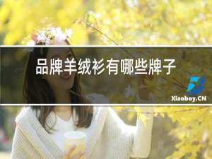 品牌羊绒衫有哪些牌子