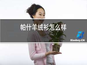 帕什羊绒衫怎么样