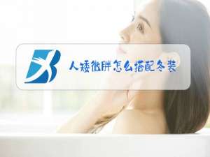 人矮微胖怎么搭配冬装