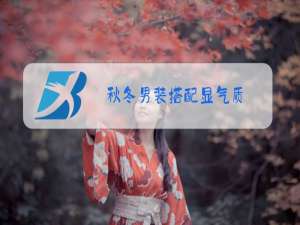 秋冬男装搭配显气质