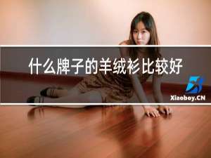 什么牌子的羊绒衫比较好,保暖,性价比高?
