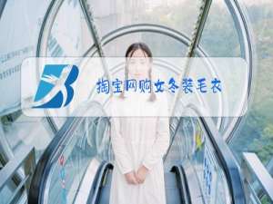 掏宝网购女冬装毛衣