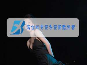 淘宝网男装冬装新款外套