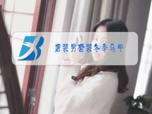 唐装男套装冬季马甲