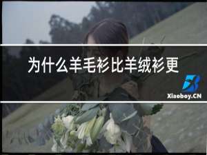 为什么羊毛衫比羊绒衫更暖和