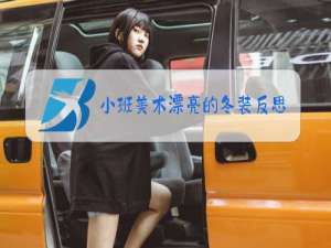 小班美术漂亮的冬装反思