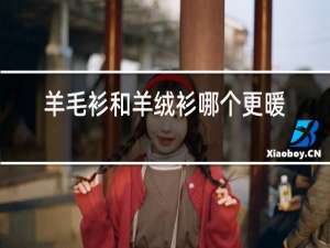 羊毛衫和羊绒衫哪个更暖和
