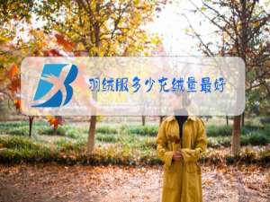 羽绒服多少充绒量最好