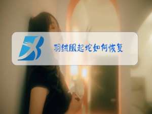 羽绒服起坨如何恢复