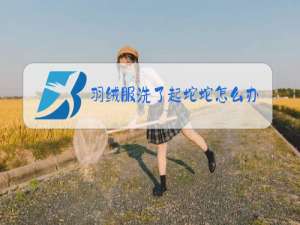 羽绒服洗了起坨坨怎么办