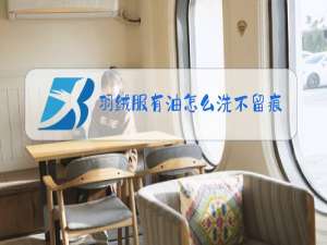 羽绒服有油怎么洗不留痕迹