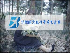 羽绒服怎么洗干净又省事