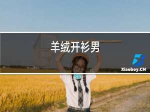 羊绒开衫男