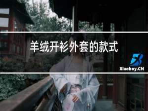 羊绒开衫外套的款式