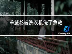 羊绒衫被洗衣机洗了急救