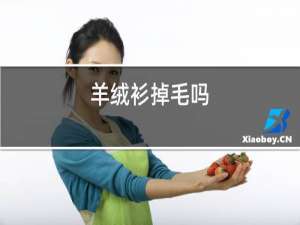 羊绒衫掉毛吗