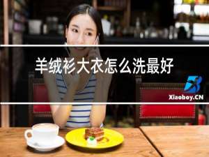 羊绒衫大衣怎么洗最好